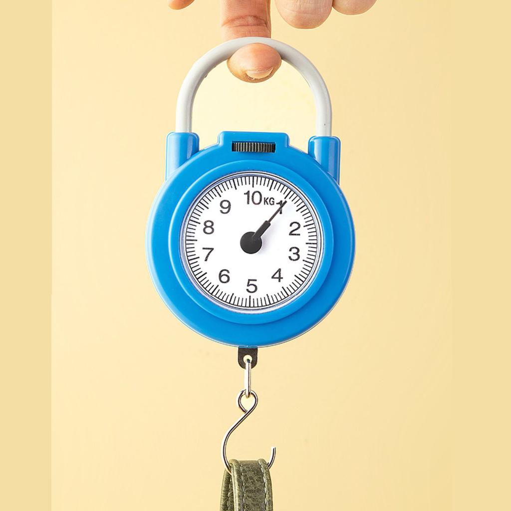 Handheld Scale High Accuracy Portable Kitchen Spring Scale 22lb Load Capacity Small Food Weighing Scale for Household