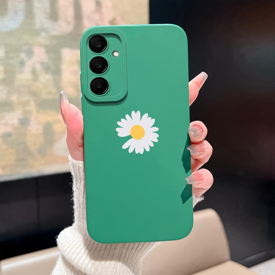 For Samsung Galaxy A25 A26 A36 A56 5G Case Cute Flowers Silicone Soft Protective Cover For SamsungA25 A26 A36 A56 Fundas Coque
