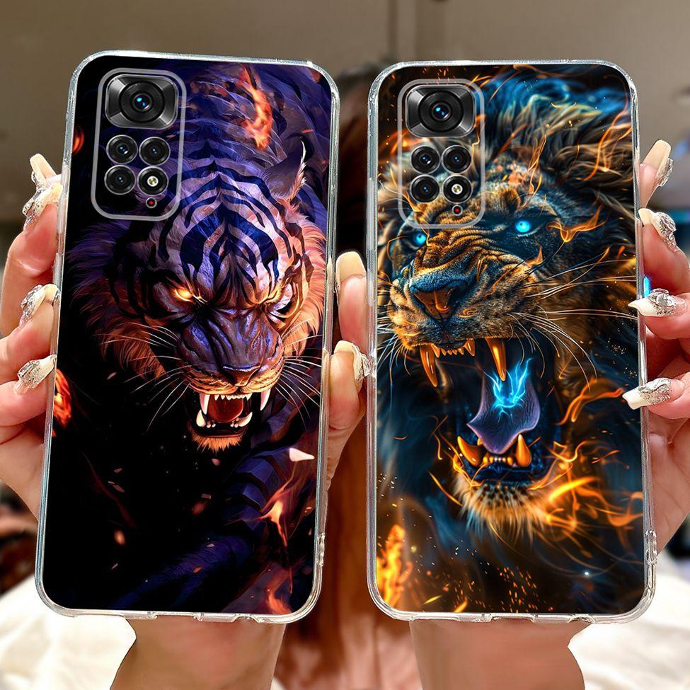 6,43" Für Redmi Note 11 4G Global Klare Hülle Für Redmi Note 11s Hülle Mode Luxus Blumen Süße Cartoon Bemalte Weiche TPU Hülle