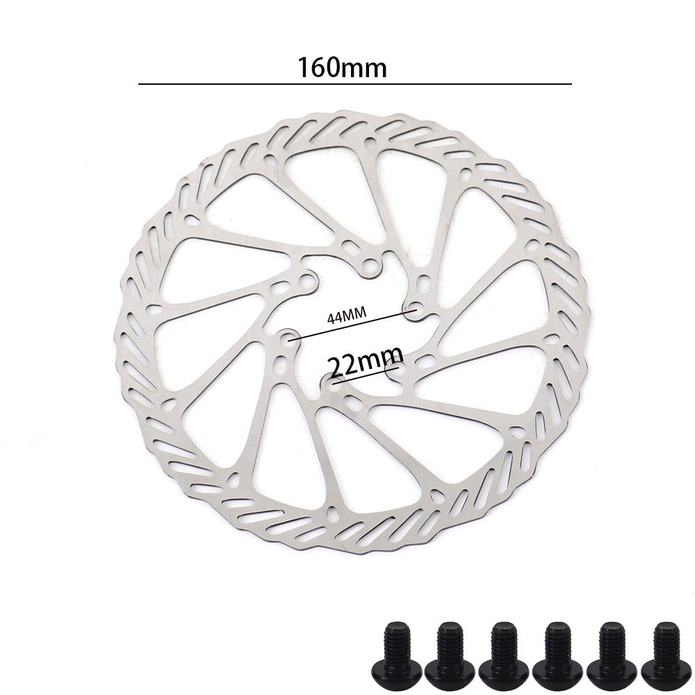 Bicycle Disc Brake Rotor 160mm Hydraulic Brake Rotors High Strength Stainless Steel MTB Rotor Mountain Bike Parts
