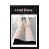 White Silk Fishnet Socks Summer Ultra-thin Bow Girl Japanese JK Black Stockings Sexy Hollow White Pantyhose