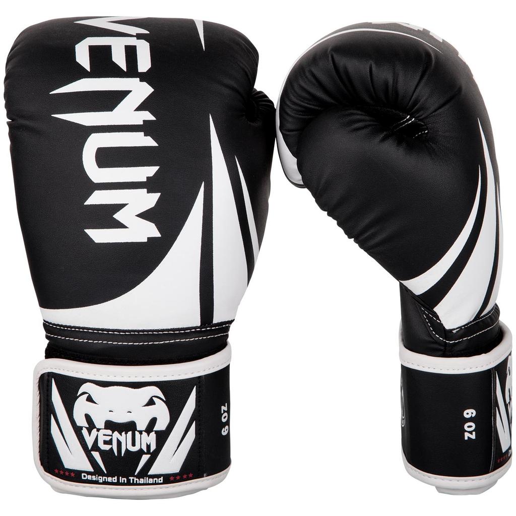 Venum Challenger Boxing Gloves 6 Oz 2.0 Kids' - Black/White -