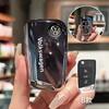 Valve Stems Caps For VOLKSWAGEN VW High-end Car Remote Key Case Cover Gradient Color TPU Fold Keyless Bag For VW Volkswagen Polo zg0
