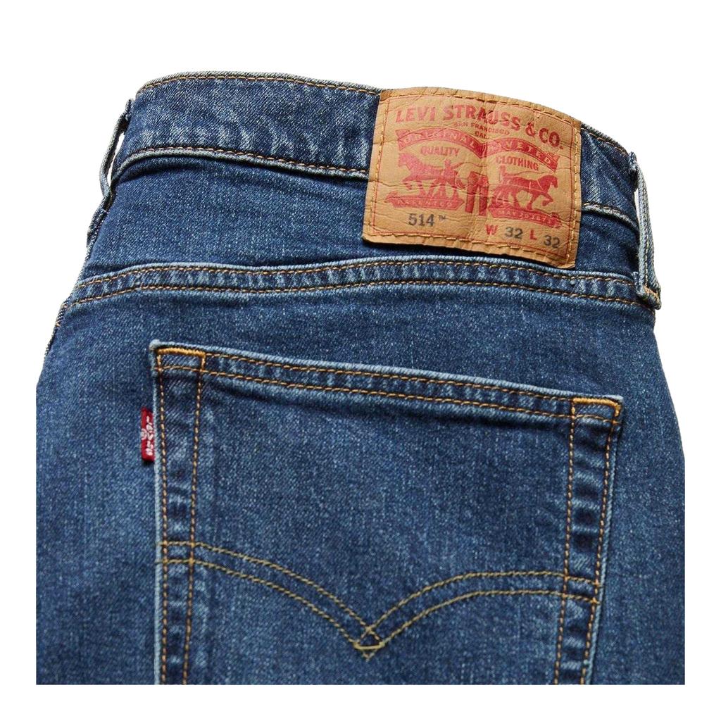 Levis Mens 514 Spider Crab Cotton Blend Straight Jeans