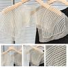 Japanese Women Girl Fake Collar Shawl Scarf Faux Pearls Beading Vintage Shoulder Wrap Sheer Organza Half Shirt Poncho