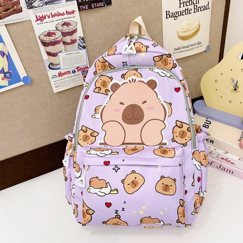 Adorable Animal Cartoon Backpack For Boys And Girls Stylish Large Capacity Kindergarten Bag School