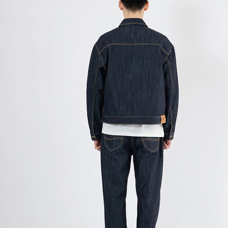 Pointed Collar Denim Jacket Long Sleeve Shirt Men Shirts LE2301JK35