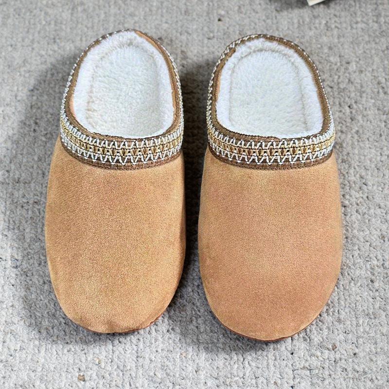 Women Vintage Ethnic Retro Design Home Slippers Spring Autumn Winter Casual Soft Light Comfy Warm Indoor mute Home Fashion