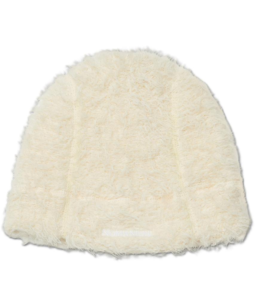 Nomaenyueol Nest Hairy Beanie - Cream