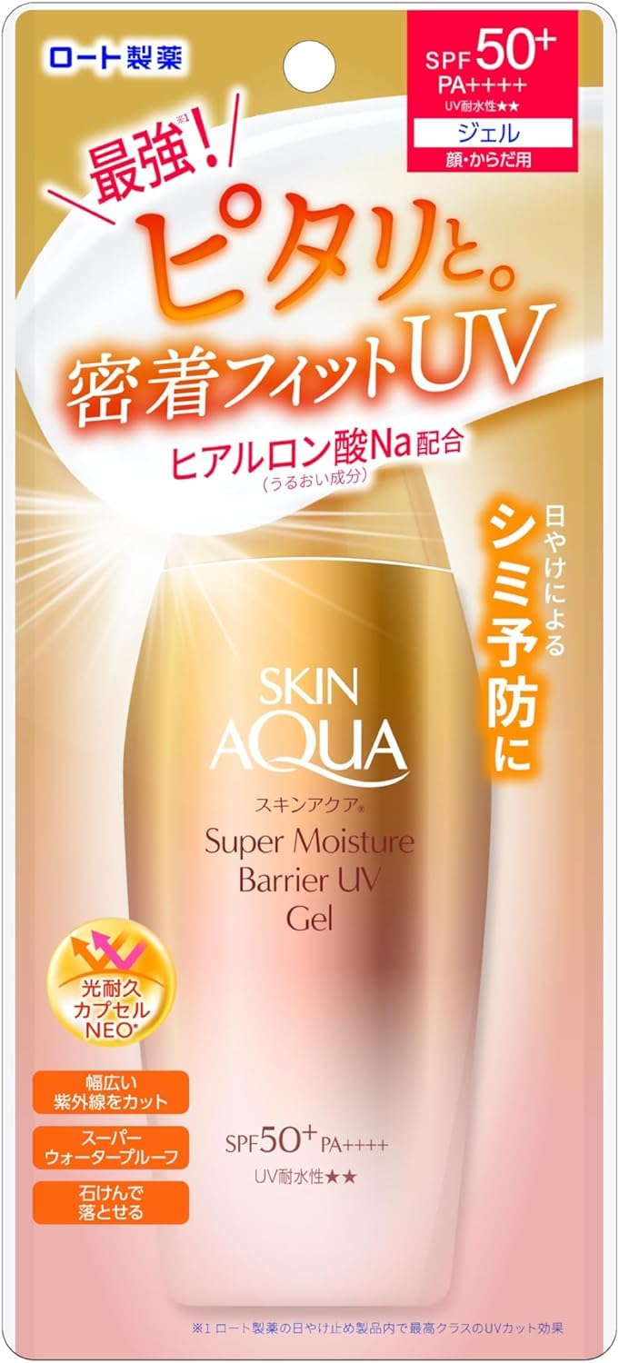 

SKIN AQUA Super Moisture Barrier UV Гель 100г гиалуроновый плотно прилегающий супер (Содержит кислоту, УФ, SPF50+ PA++++, водостойкий)