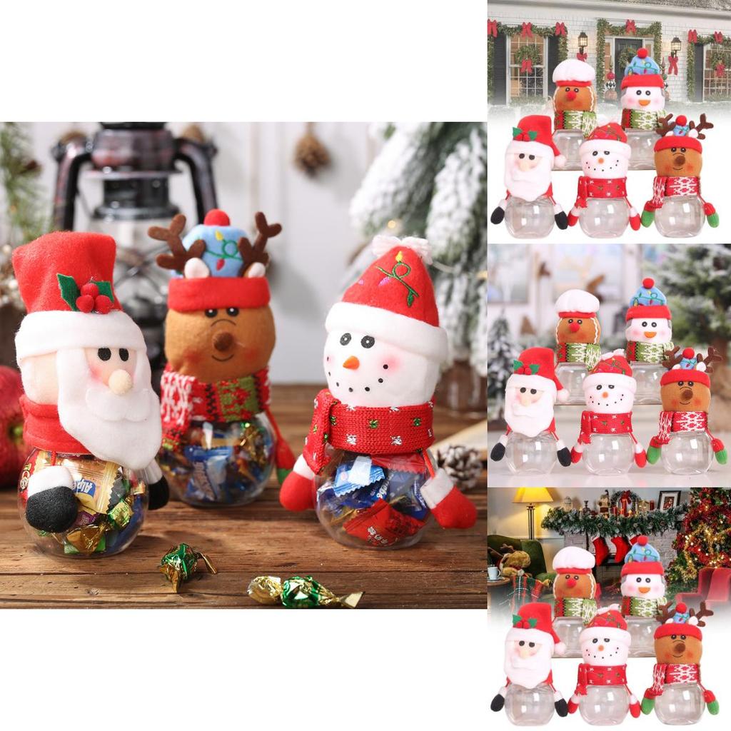 Cute Christmas Candy Jar With Penguin Figure Perfect For Treats And Holiday Dcor