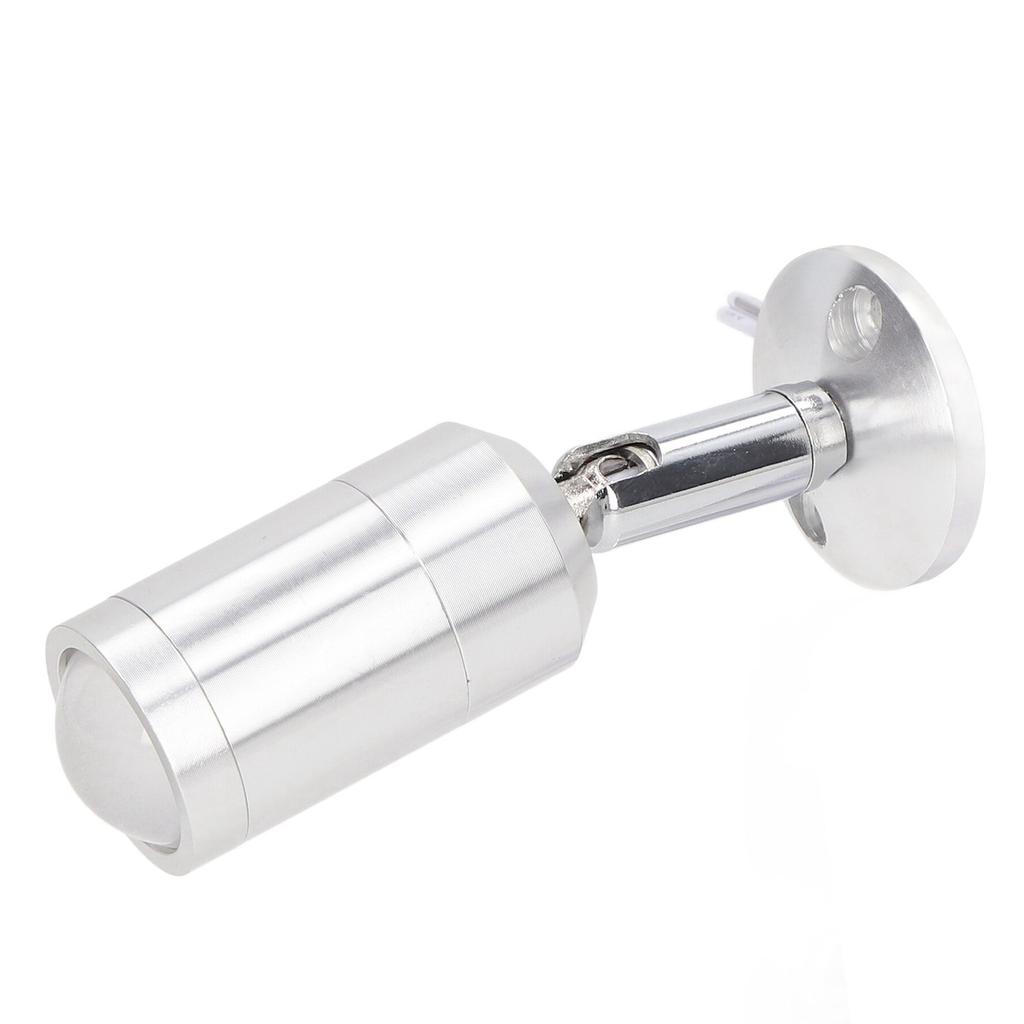 Vitrinenspotlicht Einstellbarer Winkel Mini LED Vitrinenleuchte für Schmuckschränke Regale Silber AC 220V