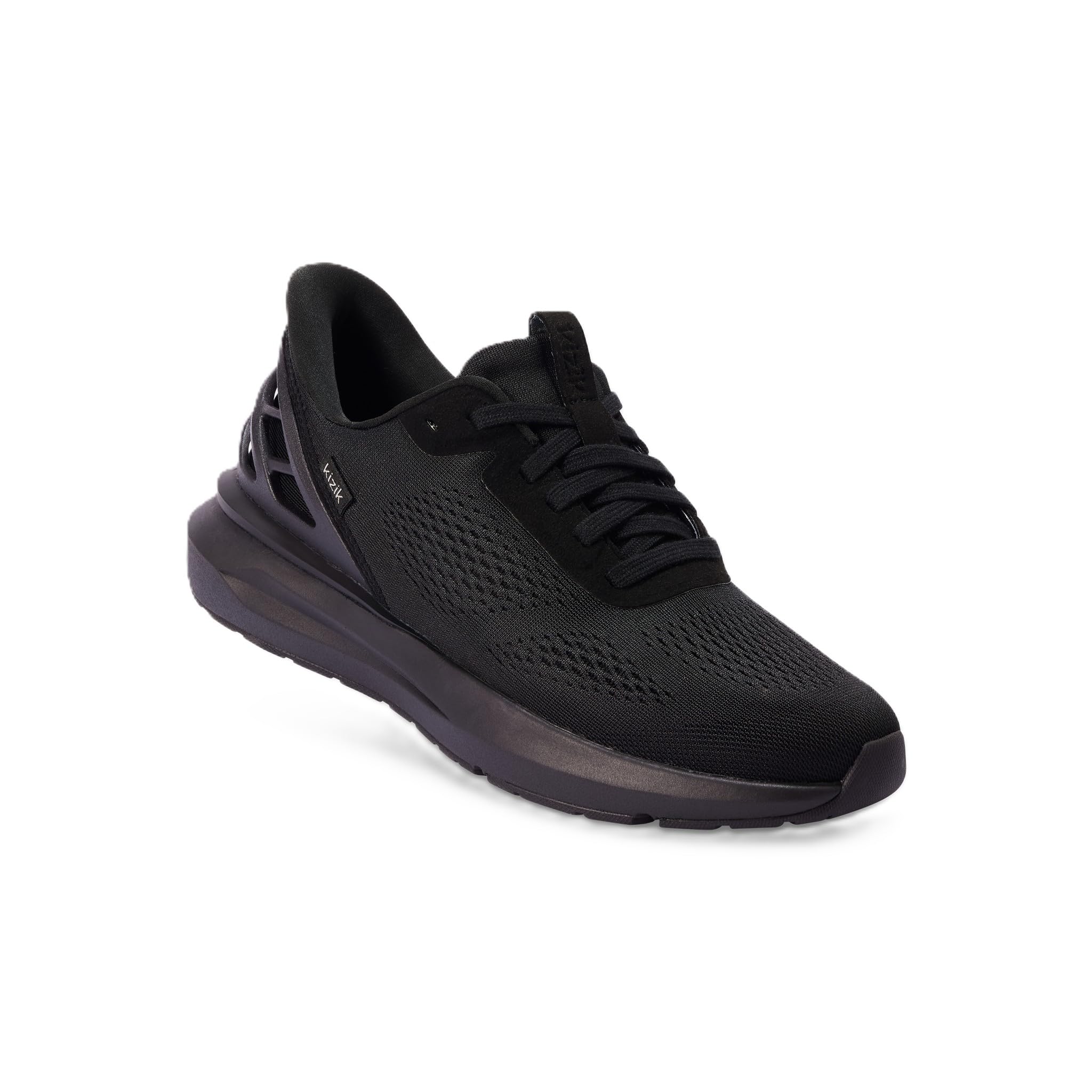 

Sneakers for Men Easy to Put On and Take Off While Standing No Hands No Squatting Needed Heel Can Be Stepped On Blackout Athens 2 Kizik [Kizik]