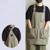 New Adjustable Kitchen Apron Oil Proof Waterproof Workwear Apron Barber Smock Catering Milk Tea Coffee Shop