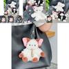 Cute Cartoon Devon Rex Cat Plush Keychain Delightful Gift For Cat Enthusiasts