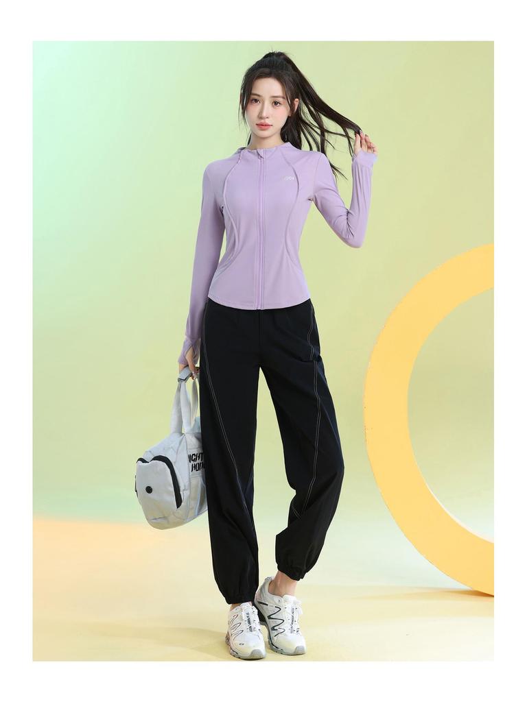 Women's Quick-Dry Long Sleeve Yoga Set - Spring 2025 Fitness Apparel