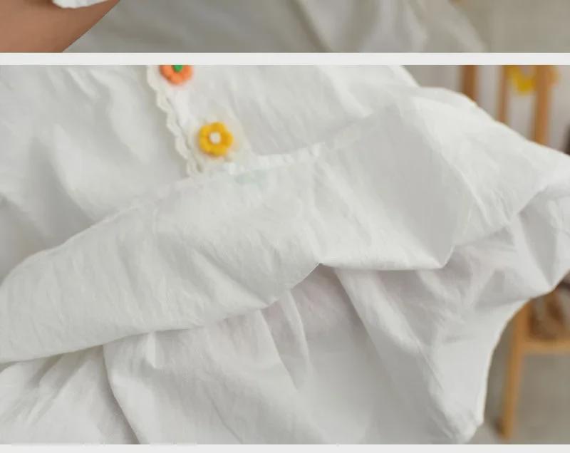 Spring 2023 Stylish Long Sleeve Baby Doll Shirt - Korean Style for Girls