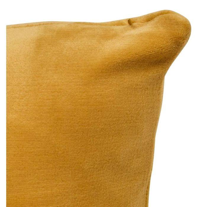 Coussin déhoussable en Flanelle 38 x 38 cm "Ollis" - Ollis Ocre -