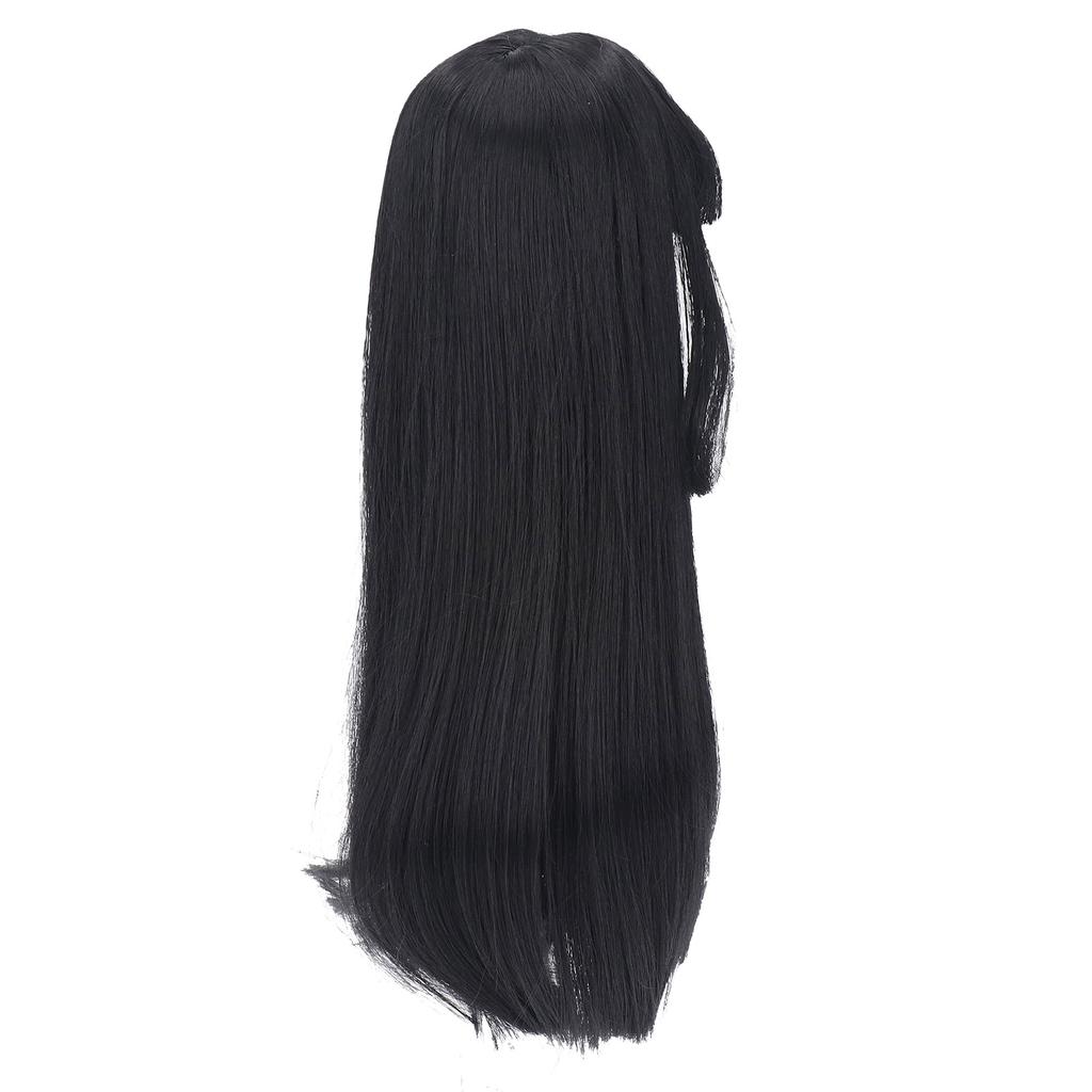 Doll Wig 8 To 9 Inch Heat Resistant Fiber Straight Wig 1 3 Doll Hair Replacement Wigs for DIY