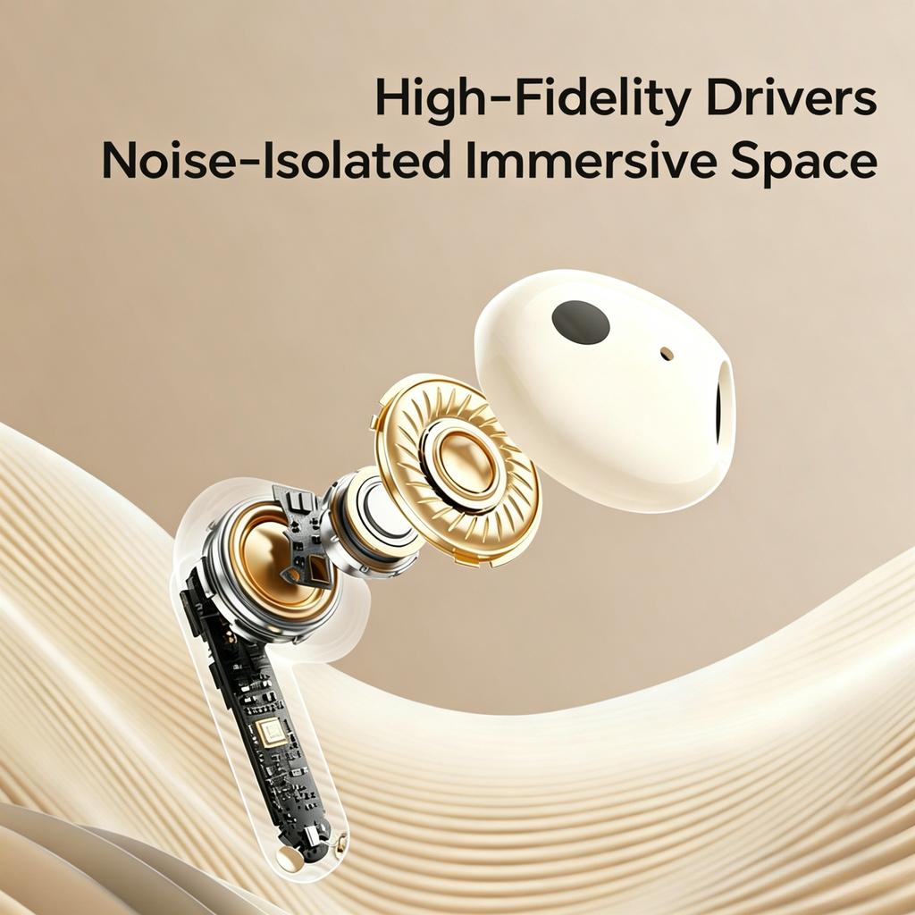 Xiaomi High-Quality Bluetooth Earbuds Noise Isolation Wireless Headphones with Microphone Gaming Video Earphones Equipped with Mic