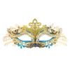 Damen Phönix Schwanz Blume Mardi Gras Halloween mit Haltestab Kostüm Maske Maskerade Maske