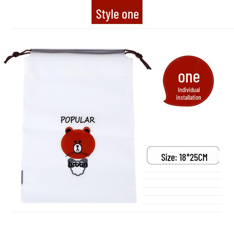 Frosted Drawstring Shoe Storage Bags - Dustproof & Moistureproof for Home, Travel & Dormitory Use