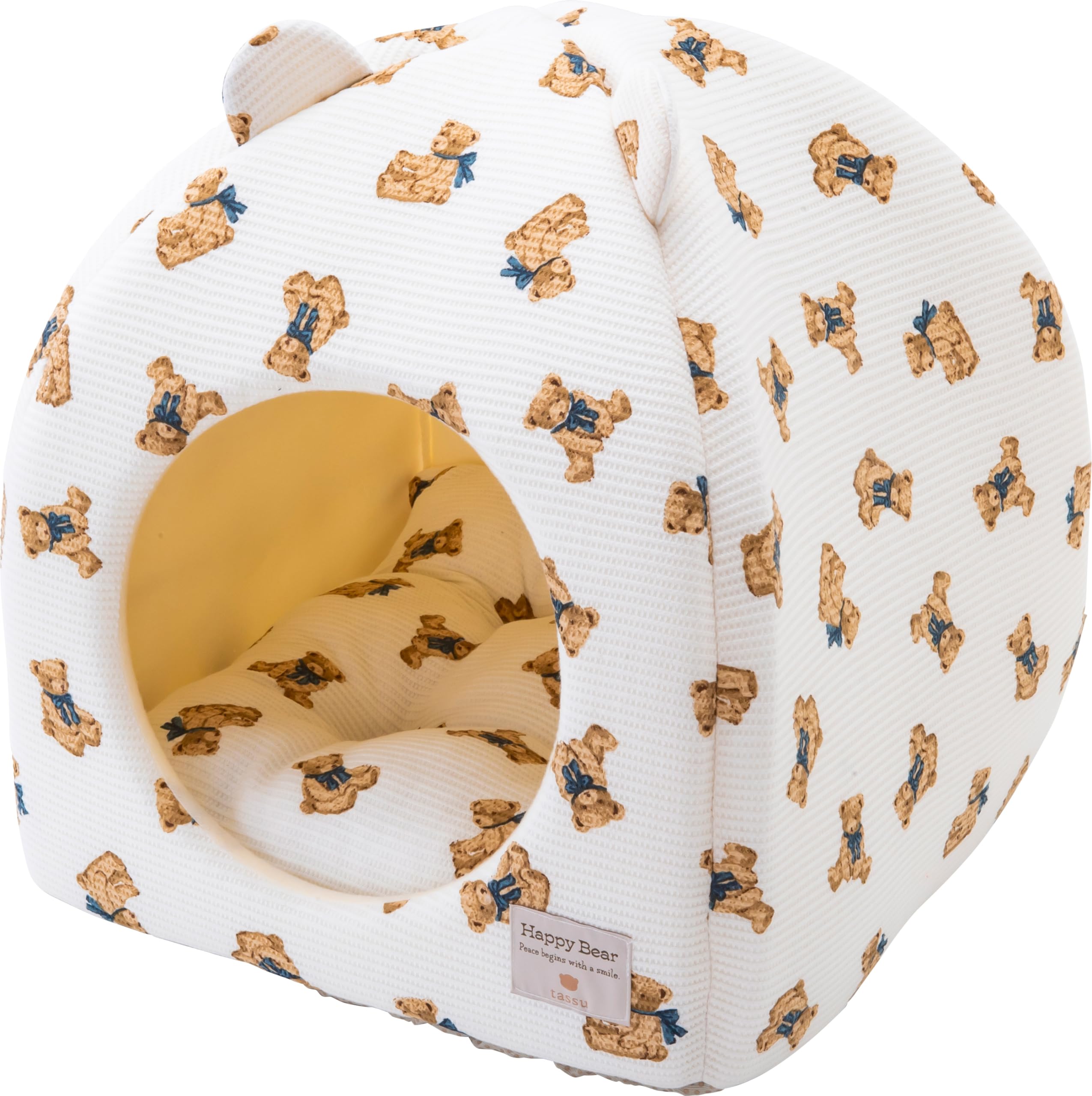 

Dome bed with ears Kuma Waffle pet bed 168-6169A1