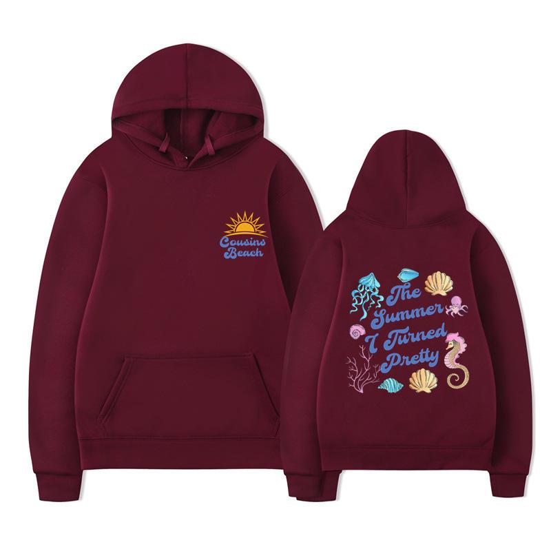 2025The Summer I Turned Pretty Hooded Sweater Loose Casual Hoodie