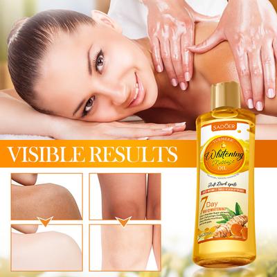 200ml Turmeric Whitening Massage Oil Nourishing Body Oil Natural Ingredients Relaxing Body Natural Fragrance