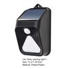 Solar Alarm Light Automatic Charging IP65 Waterproof Plastic Solar Powered Sound Alarm Strobe Security Light for Yard