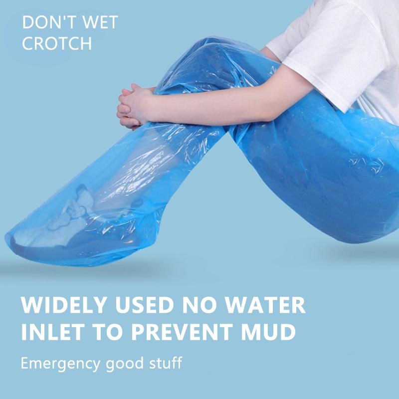 SEAMETAL Fuß Outdoor Reise Wasserdicht Regenhose Transparent Regenmantel Einwegartikel Regenhose