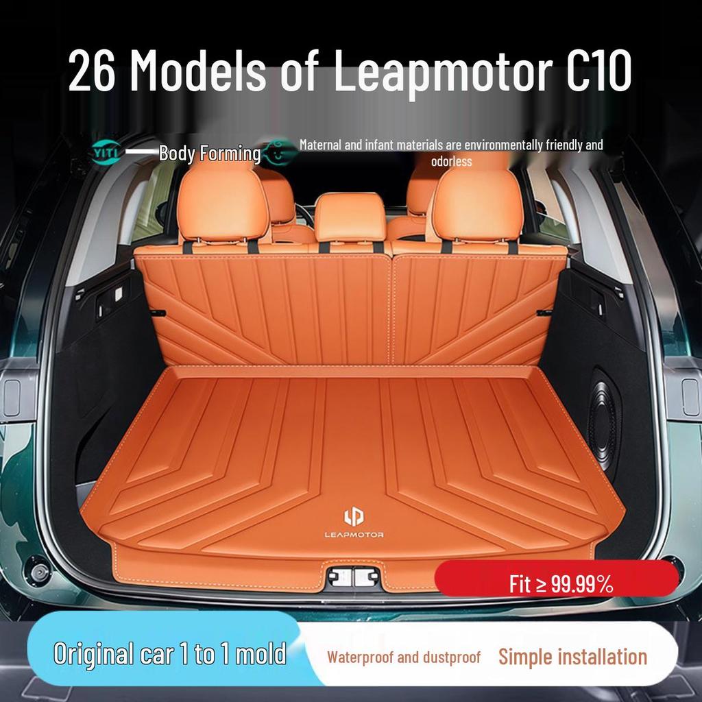 Eco-friendly Waterproof & Dustproof Trunk Mat for Leapmotor C16