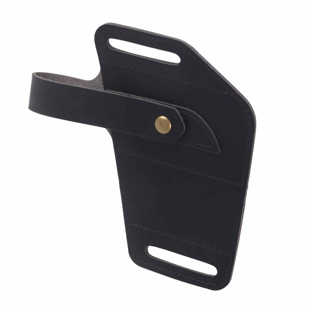 EDC Tool Storage Bag PU Leather Sheath EDC Tools Organizer Belt Bag Pocket Multifunctional Practical PU Leather Storage