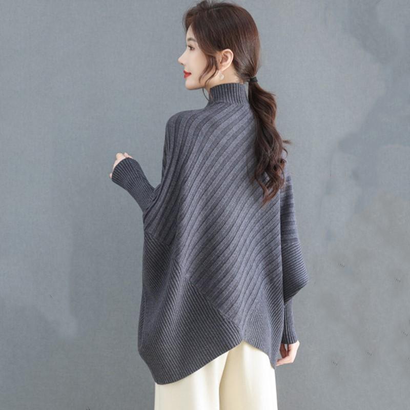 Long Sleeve Oversized Knitted Vintage Lazy Style Tops Causal Loose Spring Autumn Winter Pullover Sweater Clothing Women Sweaters