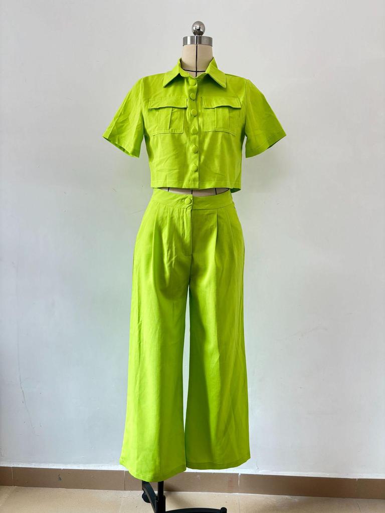 Damen Sommer Zweiteiler Set 2026: Europäischer und Amerikanischer Stil, Lässiges Kurzarm-Outfit