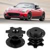 Car Steering Wheel Hub Quick Release Adapter Snap Off Kit with Screws