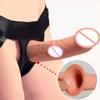 Duté dildo na popruhu Make You Hard Dildo Big Dick Sex Toy Opasky na skutečný penis Popruh na popruh pro muže Rukáv na penis Falešný penis