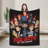 The Boys Tv Show The Seven Homelander Blanket Super Soft Plush Throw Blanket For Child Bedroom Flannel Bedspread Bed Cover
