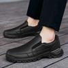 Large Size Casual Platform Outdoor Casual Leather Shoes Lazy