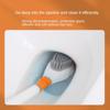 Toilet brush Silicone brush No punching Toilet cleaning toilet wall hanging cleaning bathroom accessories toilet set accessories