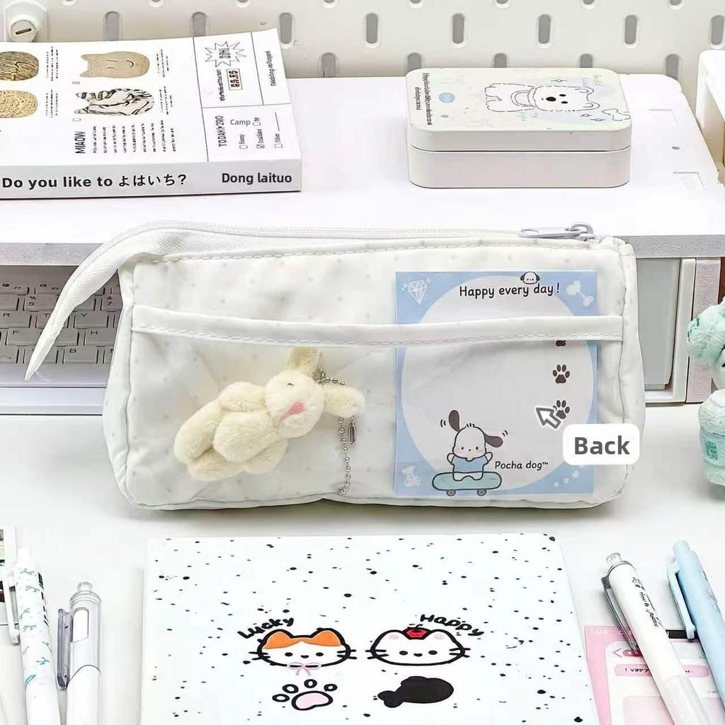 Süßes Katzen-Federmäppchen aus Polyester für Schulkinder