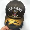 Fashion 110th Anniversary American Flag Embroidered Distressed Denim Baseball Cap U.S. NAVY Embroidered Letter Baseball Cap