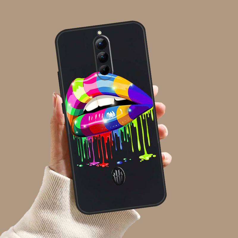 Sexy Lips KISS Case For ZTE Nubia Red Magic 11 10S 9S 8S 8 9 10 Pro Plus 6 7 6S 7S Pro 5G 6R 10 Air Cover