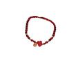 Here's a small red flower for you: a hand-woven bracelet made of cinnabar red garnet, the same style as the one featured on Little Red Book