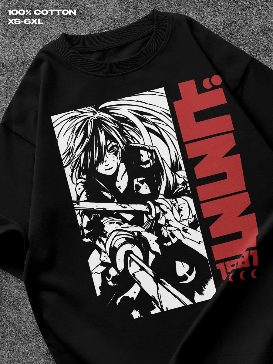 

Dororo T-shirt Mens Tshirt Womens Tshirts with Letters Print Short Sleeves T-Shirt Casual Street Tee Shirt Top S