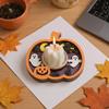 Multi-layered Halloween Candle Holder Romantic Wooden Candle Stands  Ghost Festival