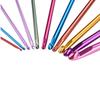 11 Size Tunisian Afghan Crochet Hooks Multicolor Aluminum Knitting Needles Hook Multicolour 2 - 8 Mm