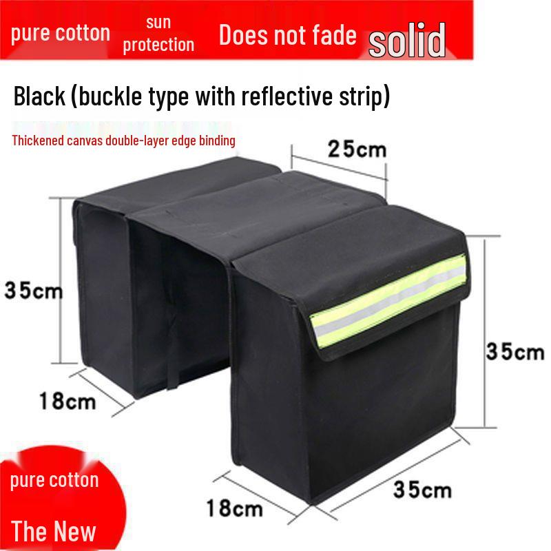 Thick Canvas Motorcycle Saddlebag & Crossbody Tool Bag