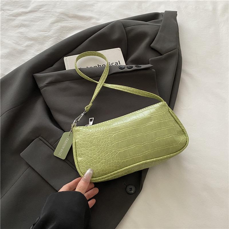 Fashion women's bag texture popular bag new trendy women's bag summer crossbody versatile underarm bag