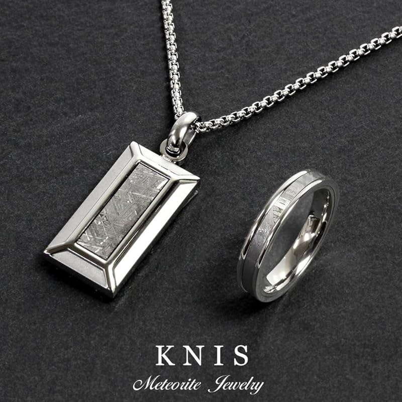[varnish] Meteorite Meteorite Ring Ring Stainless Simple KN-RG001-MT (No. 11)